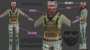 Custom hitboxes for Operator the game tactical shooter